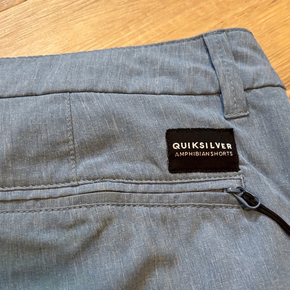 Quicksilver Amphibian Blue Shorts - Men’s Size 34 - Picture 6 of 8